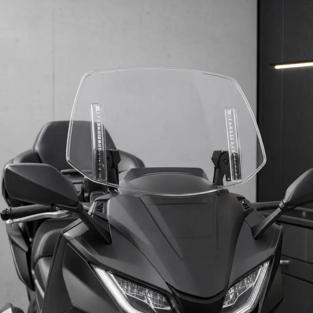 Picture 6: Motorcycle Windscreen Universal Motorcycles Windshield, Adjustable Wind Deflector, Clip Style Windshield for Honda / for Suzuki