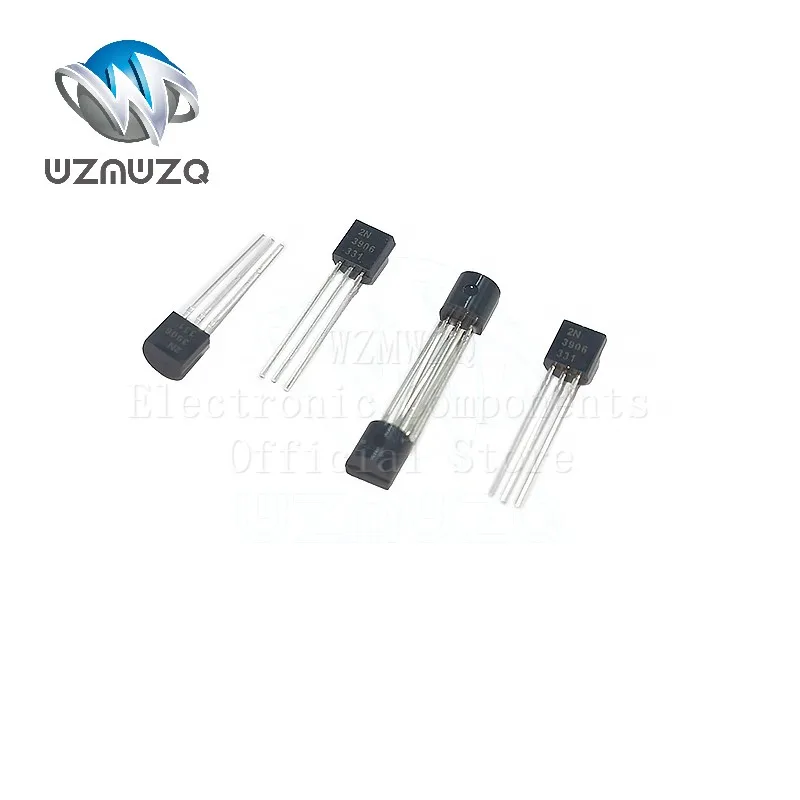 100PCS/Lot triode 2N3904 2N3906 TO92 3904 3906 Power transistor in line PNP NPN New 3906 3904 TO-92