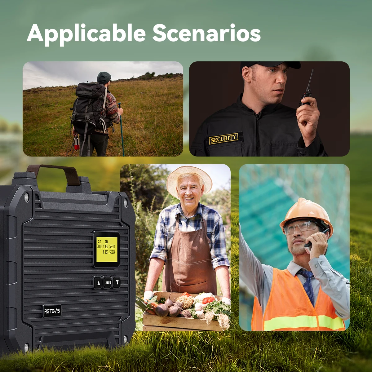Retevis RT97L Analog Repeater Walkie Talkie GMRS Langstrecken-tragbares Zwei-Wege-Radio Leistungsstarke Toextend-Kommunikationsreichweite – Detail 13