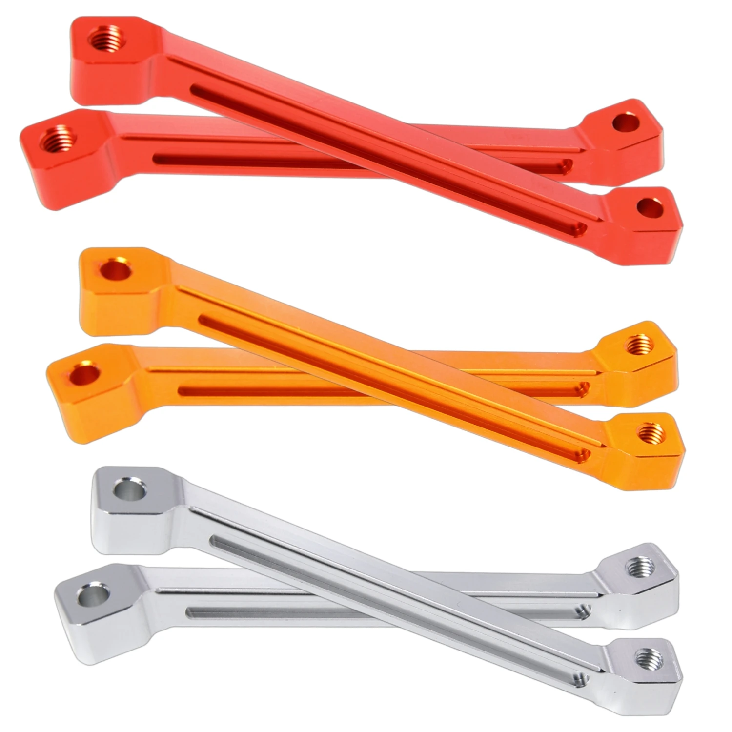 GTBRacing CNC Aluminum Rear Shock Tower Support Bar Brace for 1/5 RC Car HPI km rv baja 5b ss 5sc Upgrade Part