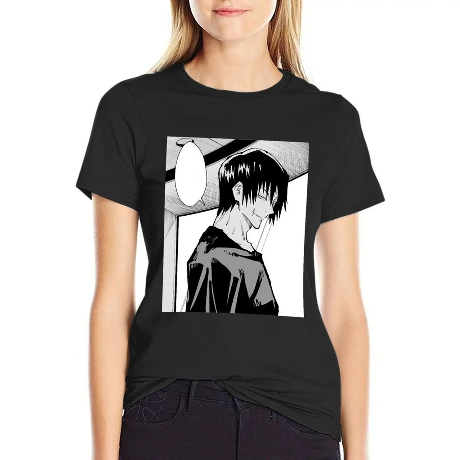 Toji tilt angle T-Shirt anime customs design your own t shirt for Women