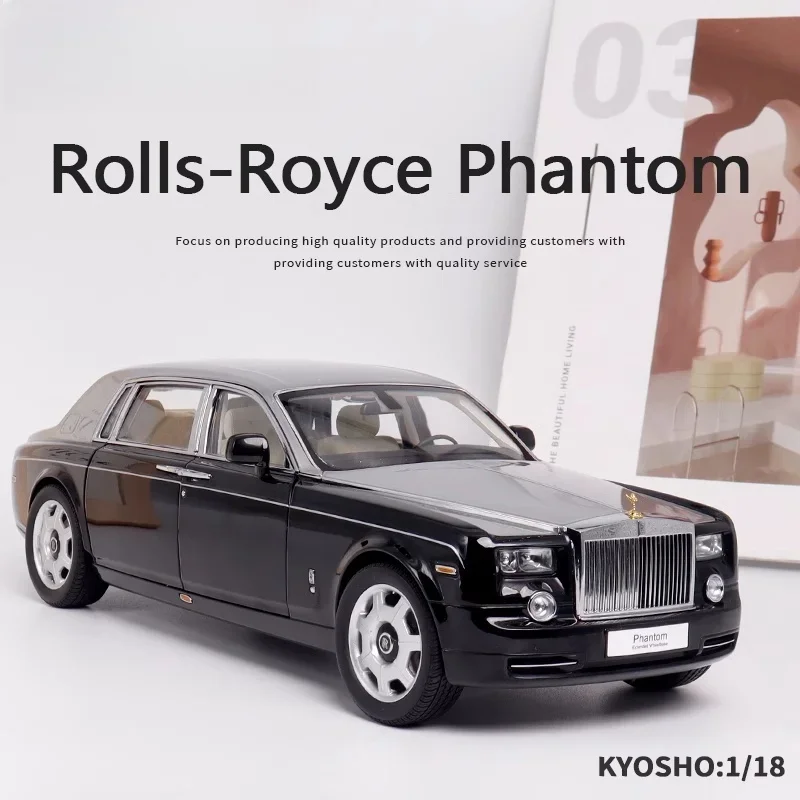 Rolls-Royce Phantom extended seven generations 1:18 alloy full miniature simulation model, adult decoration, boys toys