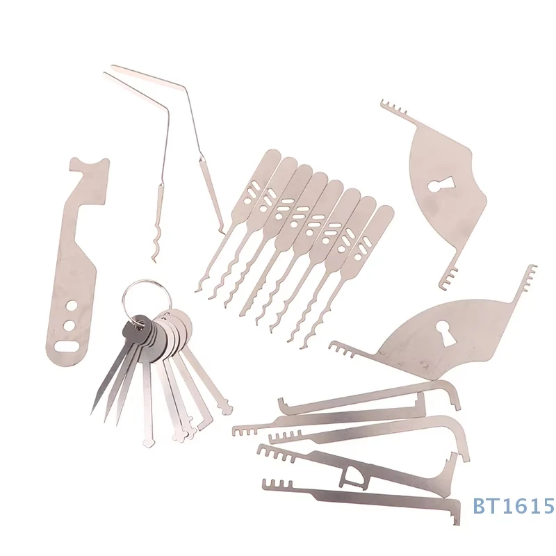 Bypass Lockpicks Инструменты EDC Master Lock для всех замков Master Combo Lock Набор для обслуживания Мультитул Инструмент для ремонта дверей Расческа