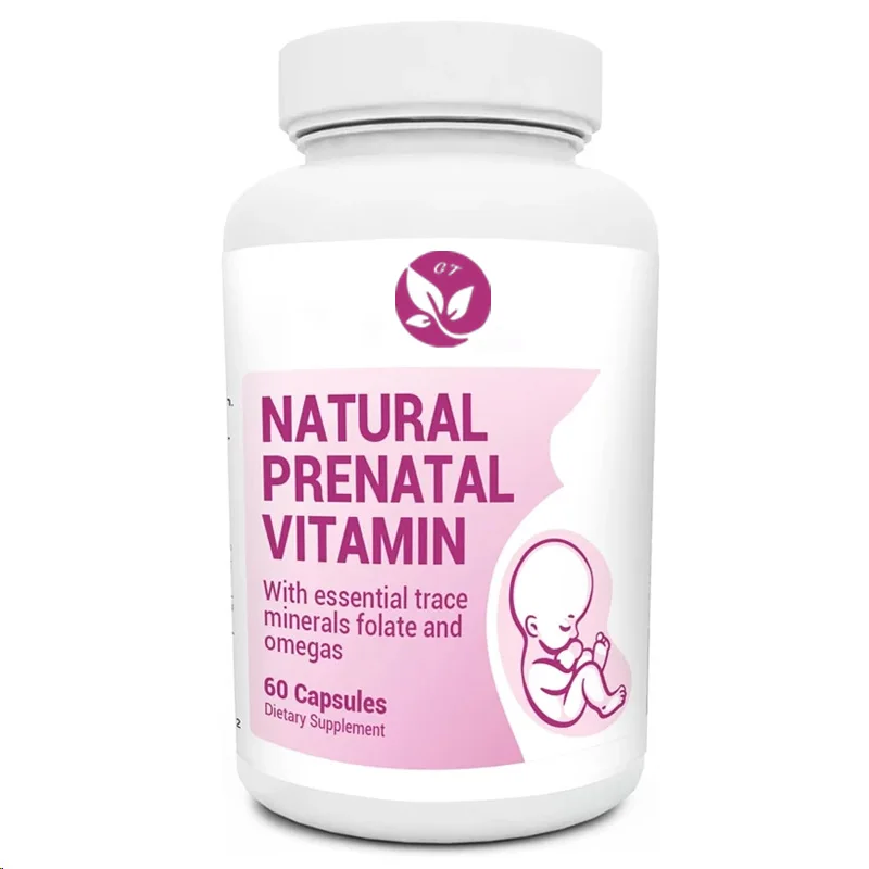 

Women's Natural Prenatal Vitamins Include Folic Acid, Vitamins, Minerals, , And 11 Types Of Superfoods In 60 Capsules