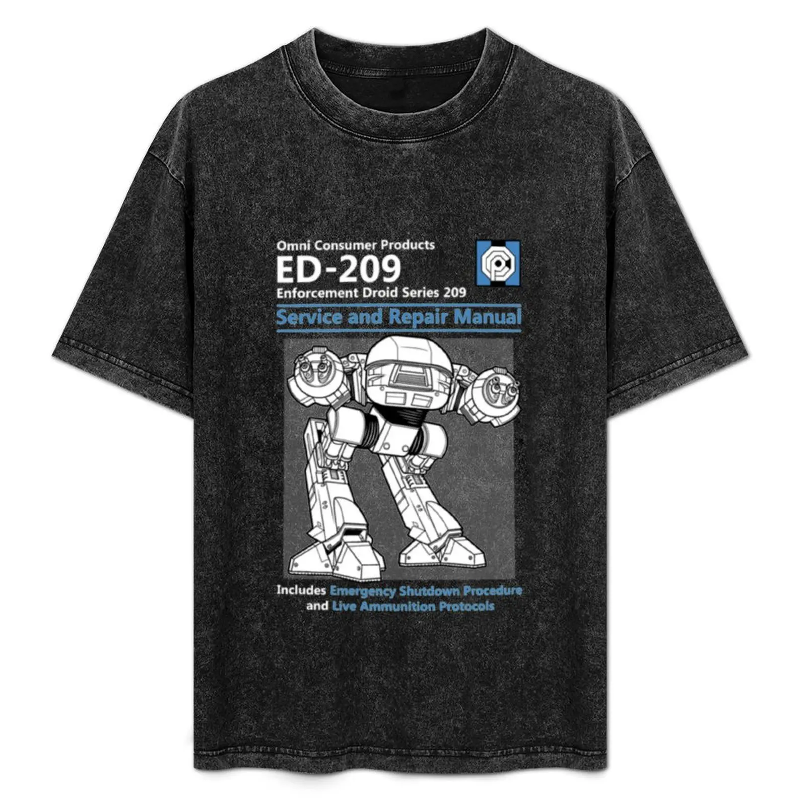 

Ed-209 service and repair manual T-Shirt Long Lasting Casual T-Shirt