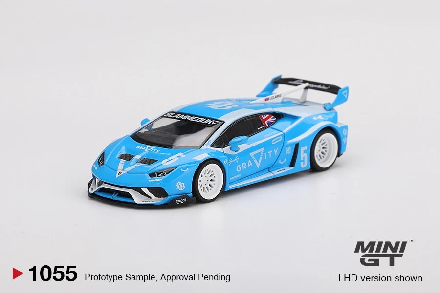 

MINIGT 1/64 LBWORKS Lamborghini Huracán GT GRAVITY MGT01055-CH автомобиль из сплава, литая под давлением металлическая модель, детские игрушки для мальчиков