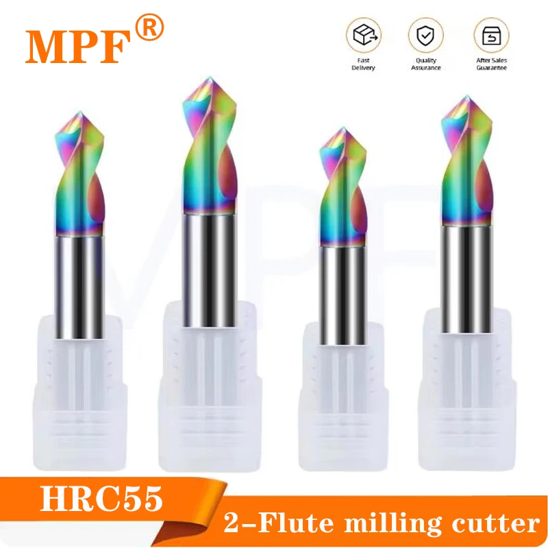 HRC55 3Flute Colorful Coating Tungsten Steel fixed point Chamfering Cutter CNC Aluminum 60 ° 90 ° 120 °   Chamfer Milling Cutter