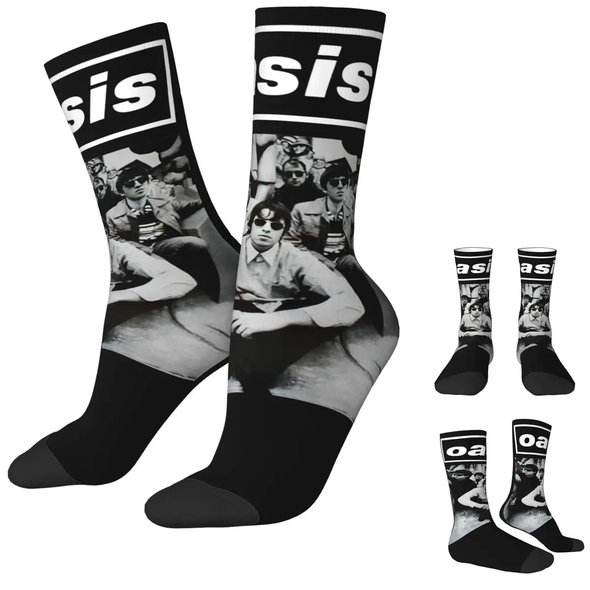 

Носки Live '25 Tour Rock Band The Rain, мужские и женские носки O-Oasis, сумасшедшие носки на весну, лето, осень и зиму, подарок