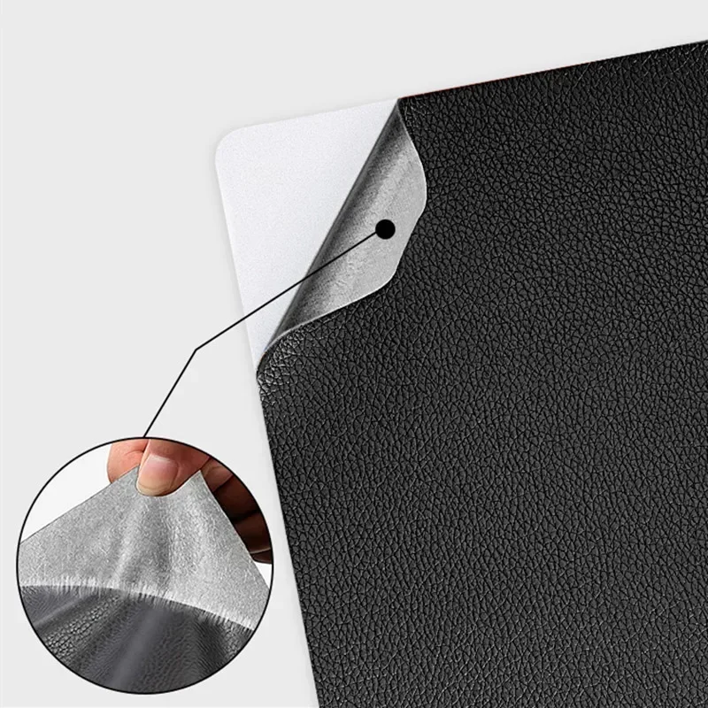 Self-Adhesive Leather Repair Patch Sofa Black Pu Leather Sticker for Sofa Car Seats Handbags Jackets Shoes Fix Patch