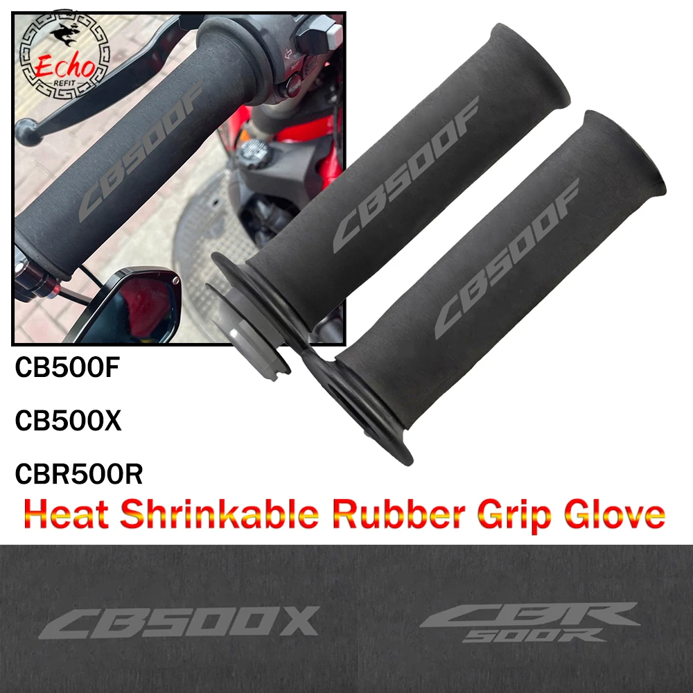 For HONDA CB500F CB500X CBR500R CB 500X 500F CBR 500R CB 500 X/F Motorcycle No-slip Heat Shrink Handle Grip Cover Heat Shrink