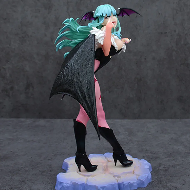 Darkstalkers modelo Morrigan Aensland figura de acción 21cm Manga estatuilla juego colección GK estatua ornamento juguetes periférico de animé
