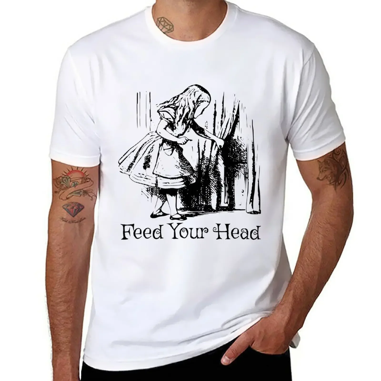 

Мужская футболка с коротким рукавом Alice - Feed Your Head