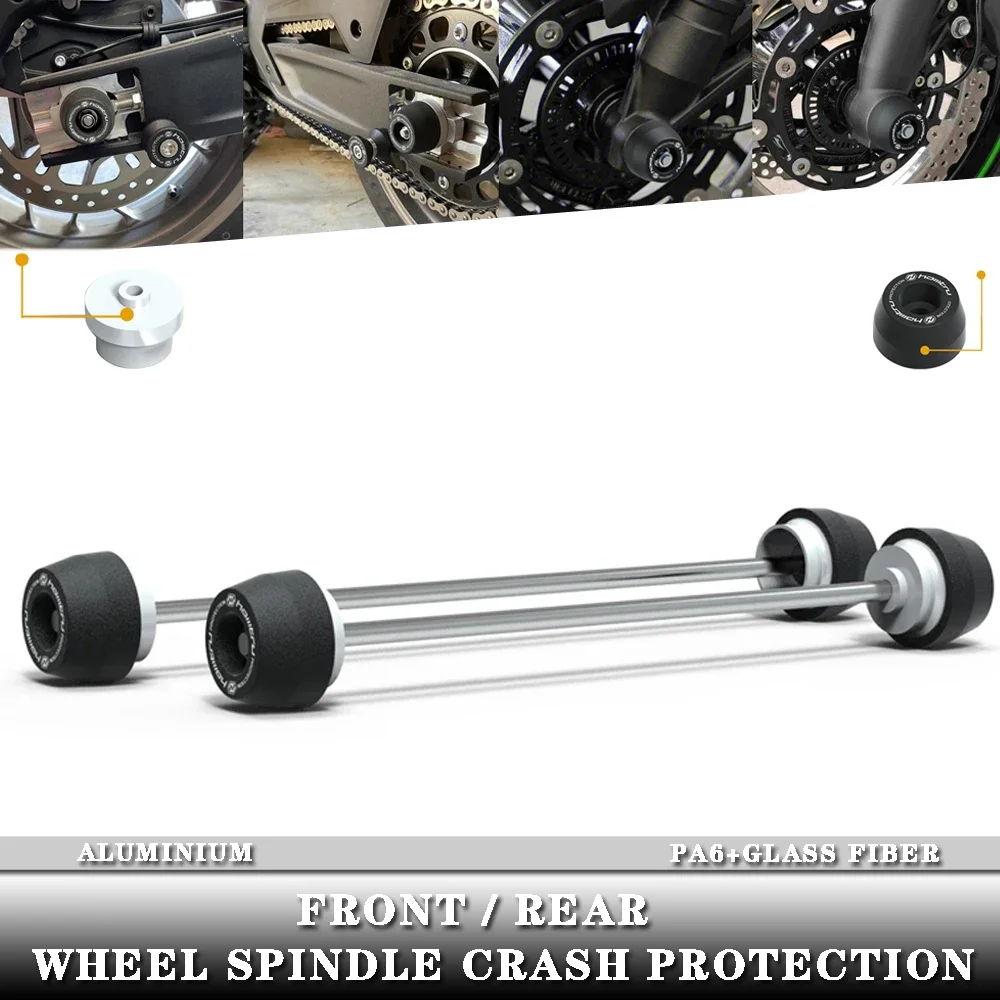 

For Honda X-ADV750 2019-2023 Front Rear wheel Spindle Crash Protection