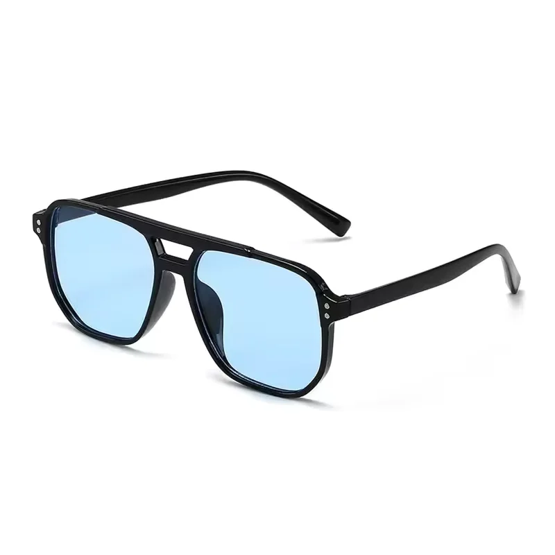 Vintage Männer Frauen Große Sonnenbrille Männer Platz Shades Marke Designer Unisex Sonnenbrille Schwarz Objektiv Männlich Weiblich Sonnenbrille UV400