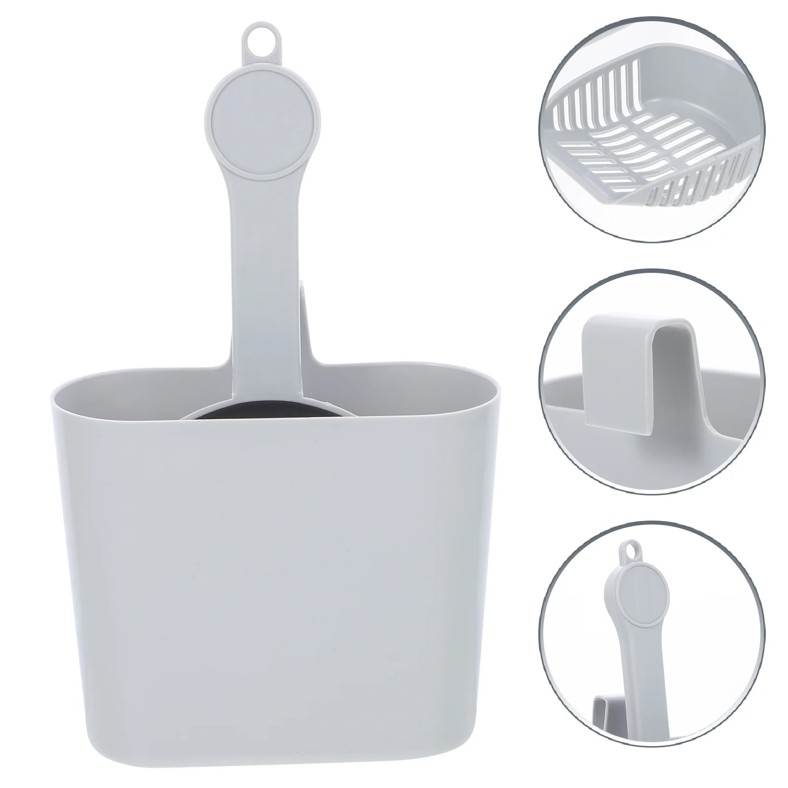 2-delige huisdierzandkakfilter Vuilnis Kattenbakvulling Reinigingsset Kit Scoop Tool