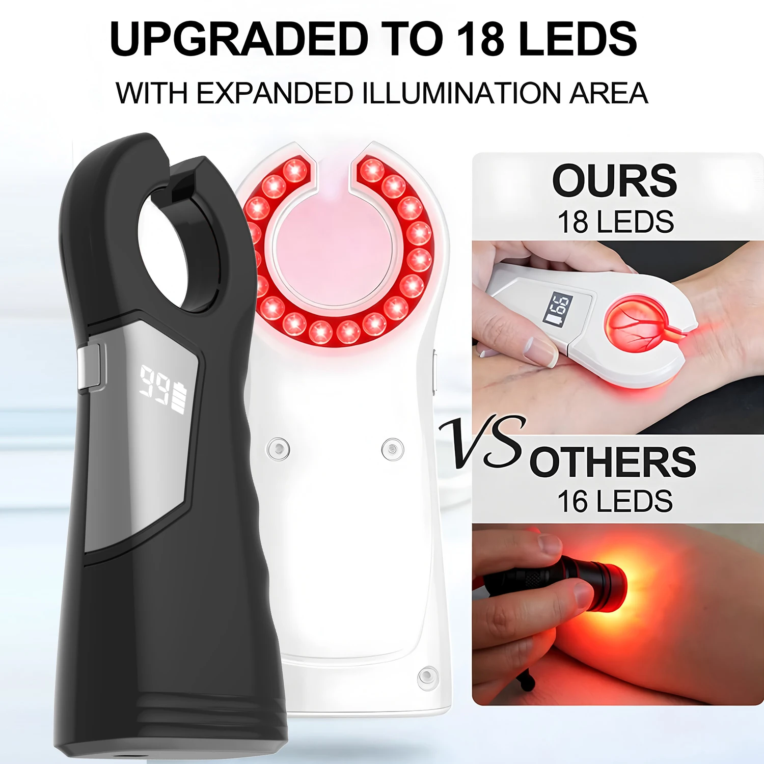 Portable Blood Vessel Locator Machine Medical Vein Vessel Scanner Handheld Infrared Vein Detector LED Lamp Vein Finder Device