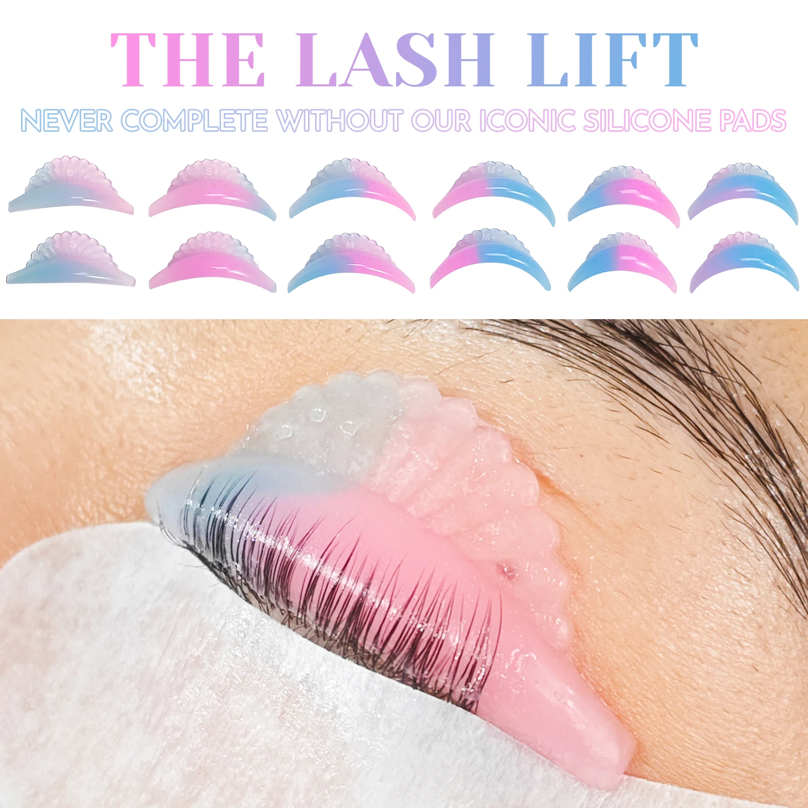 PERMANIA 6 Paia C Curl Silicone Ciglia Perm Pad Ciglia Appiccicose Asta Scudo Sollevamento 3D Piegaciglia Accessori Strumento di Trucco