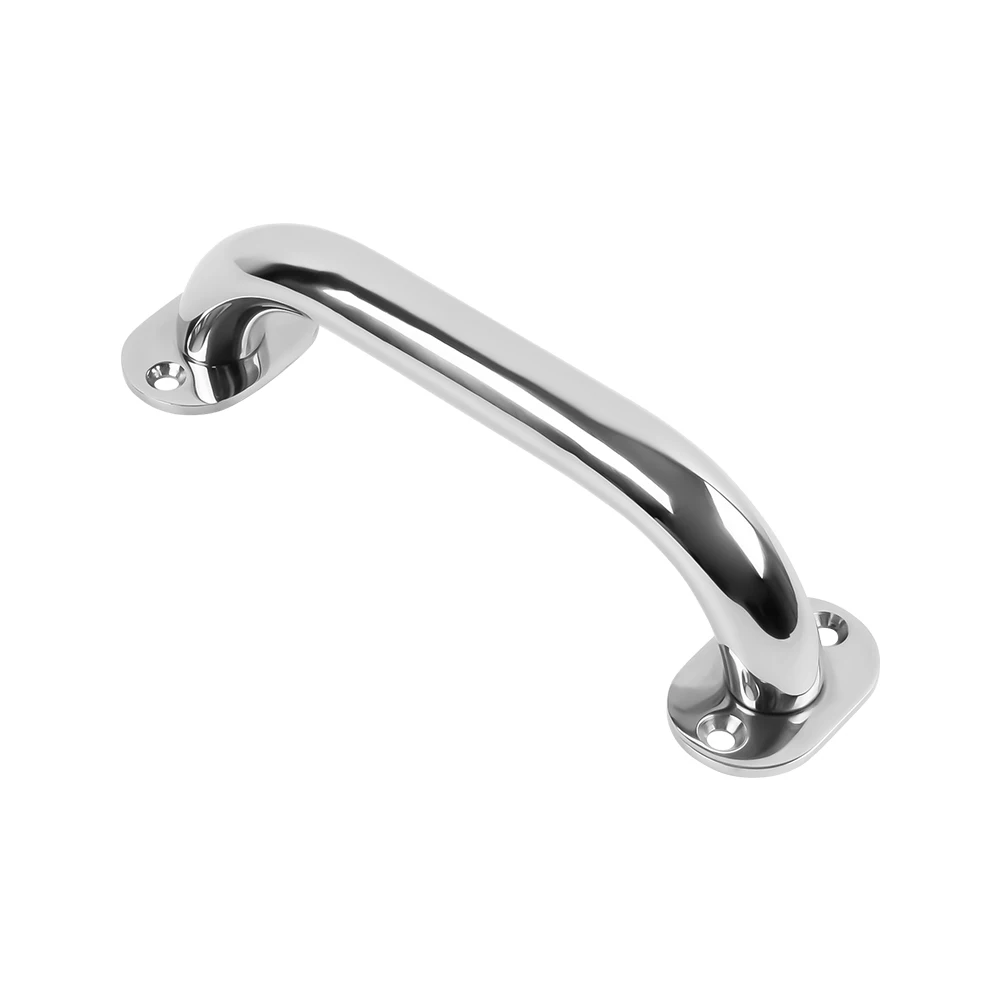 9 inch Marine Stainless steel Grab Handle Handrail for Door/Bath/Boat Mirror Polished Boat Accessories Marine Hardware
