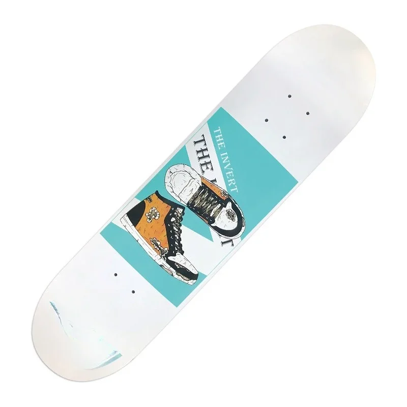 

Professional skateboard full plus maple board surface adult universal double warping board, blank action