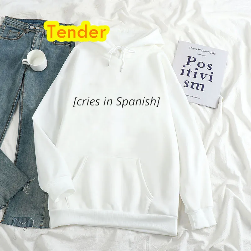 

Женская толстовка с капюшоном и надписью, с длинным рукавом