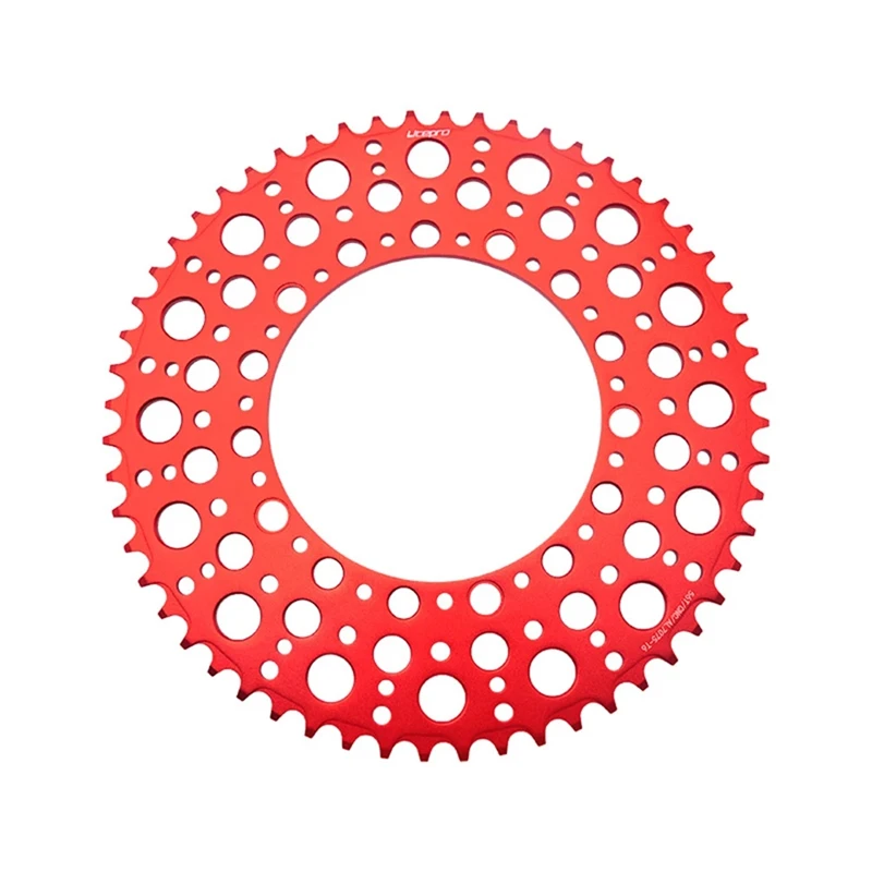 Liteproelite Starry Sky Bubble Chainring 130BCD Round 54T 56T 58T Tooth Plate MTB Mountain Bike Folding Bicycle Chainwheel