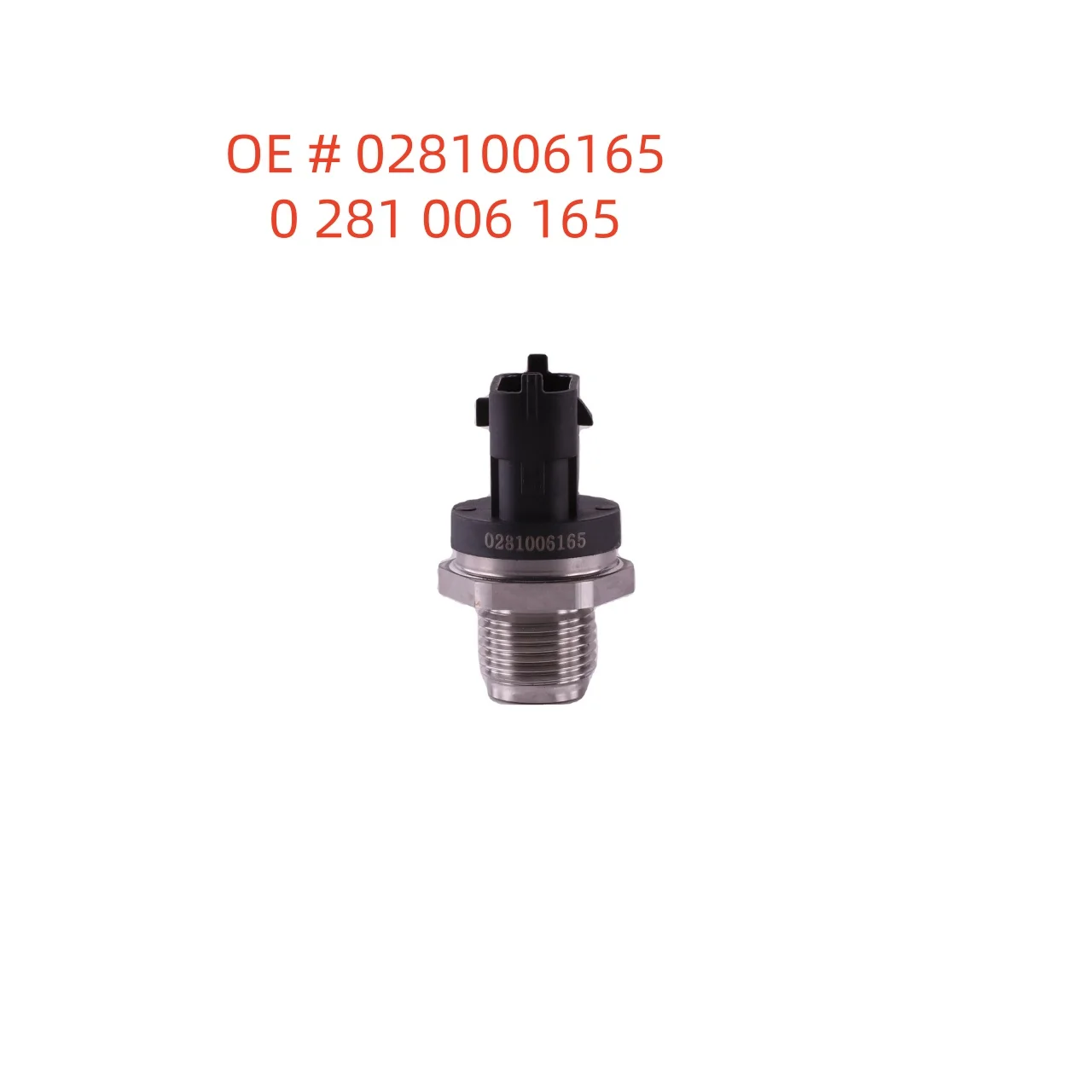 High quality new 0281006165 0 281 006 165 Fuel common rail pressure sensor For Fiat ﻿