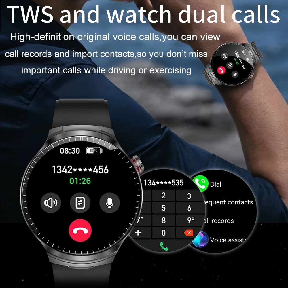 Nieuw 2-in-1 smartwatch met hoofdtelefoon TWS Bluetooth-hoofdtelefoon professionele waterdichte hartslag bloedzuurstofmonitor sporthorloge