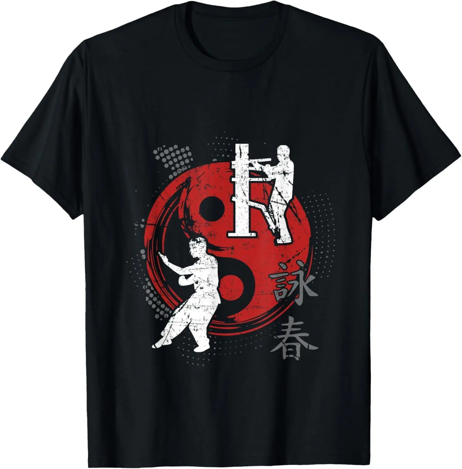 Chinese Kung Fu mixed martial arts Wing Chun T-shirt XS-3XL size oversized short-sleeved crew neck shirt fashion sportswear