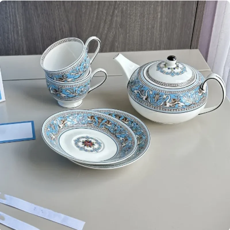 

Coffee Set with Silk Road, Food Plates, Afternoon Tea Cups, Teaware, Dinnerware, Tableware for Kitchen