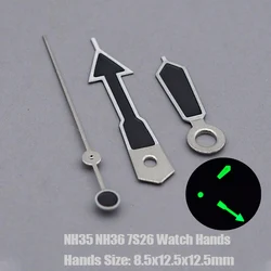 NH35 Watch hands SKX hands Green Luminous Watch Pointer Fit For SKX007 SKX009 7s26 NH36 NH35 movement Hands Men watches Parts