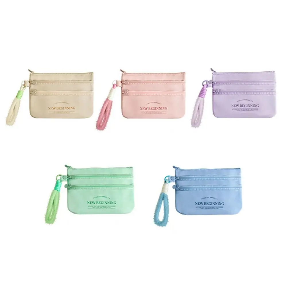 Bolsa de almacenamiento de tarjetas de identificación multifunción de 3 capas, bolsa de billetes de avión portátil impermeable con cuerda, organizador de pasaporte ligero para mujer