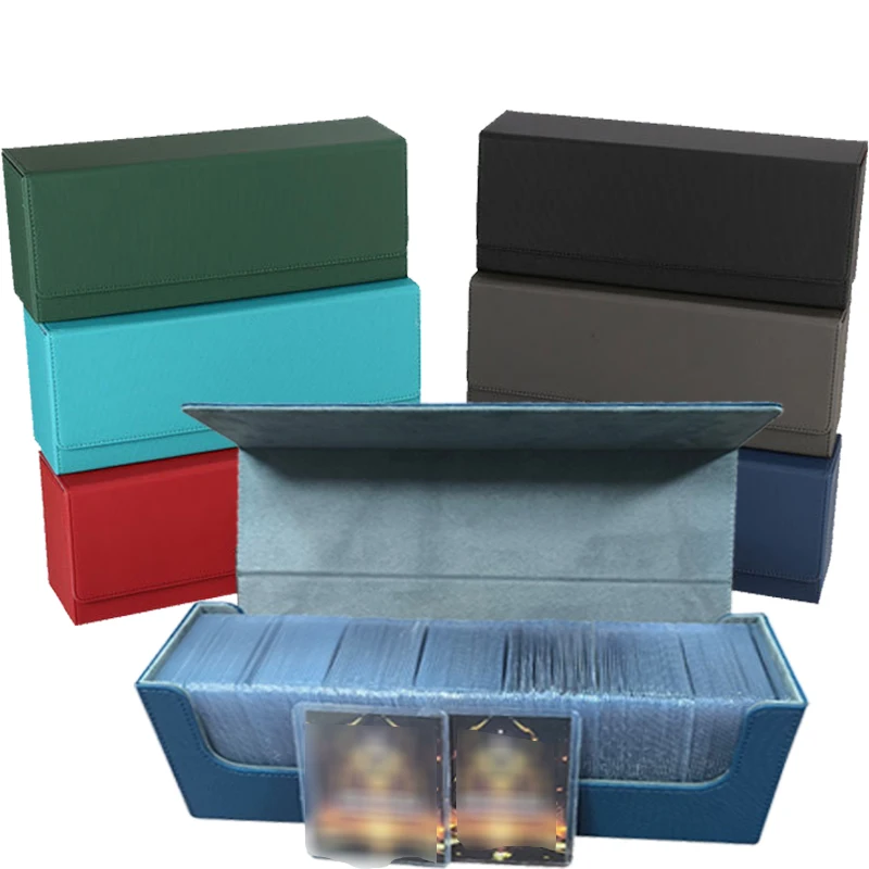 

160+Toploader Card Case Trading Cards Box Flip Lid Powerful Magnetic Cards Organizer for Pokémon MTG PTCG Toploader Card Holder