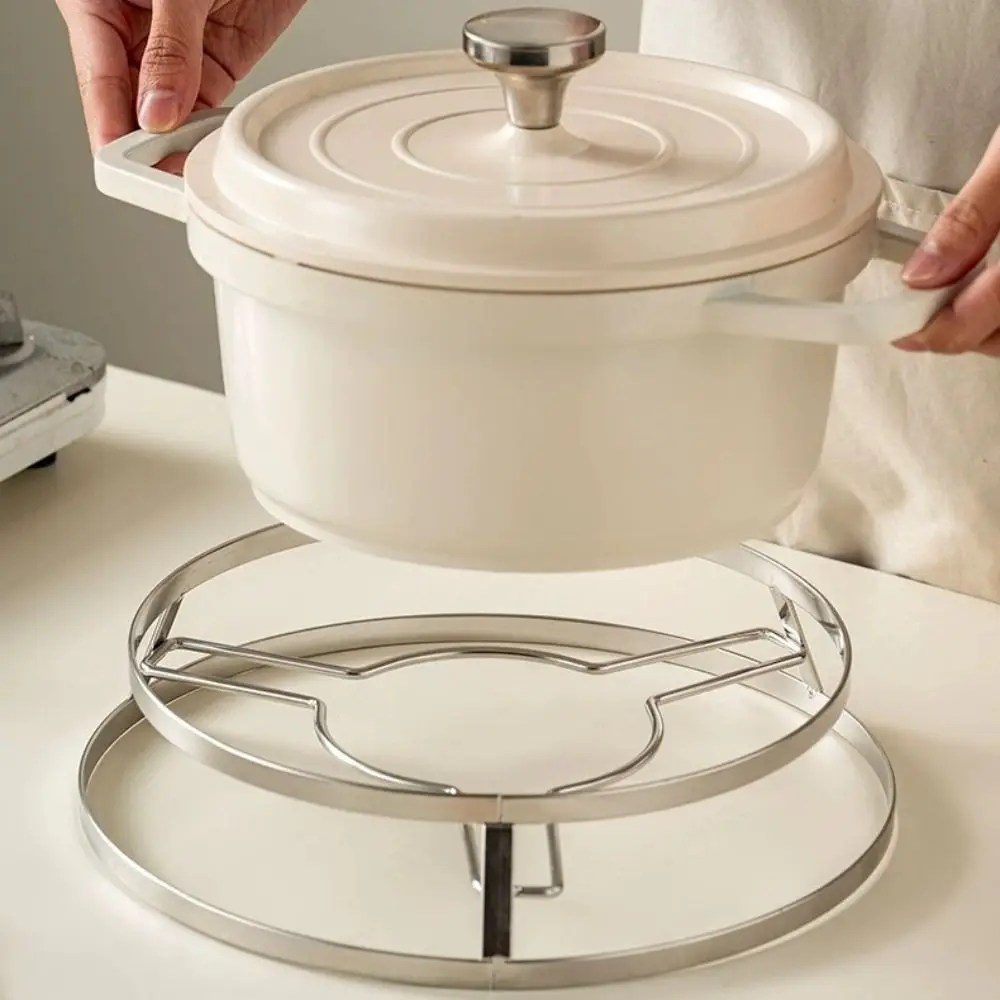 

Полки для приготовления пищи, подставка для пароварки из нержавеющей стали 304, держатель для охлаждающей посуды, подставка для подноса для приготовления на пару, прочный универсальный держатель для кастрюли