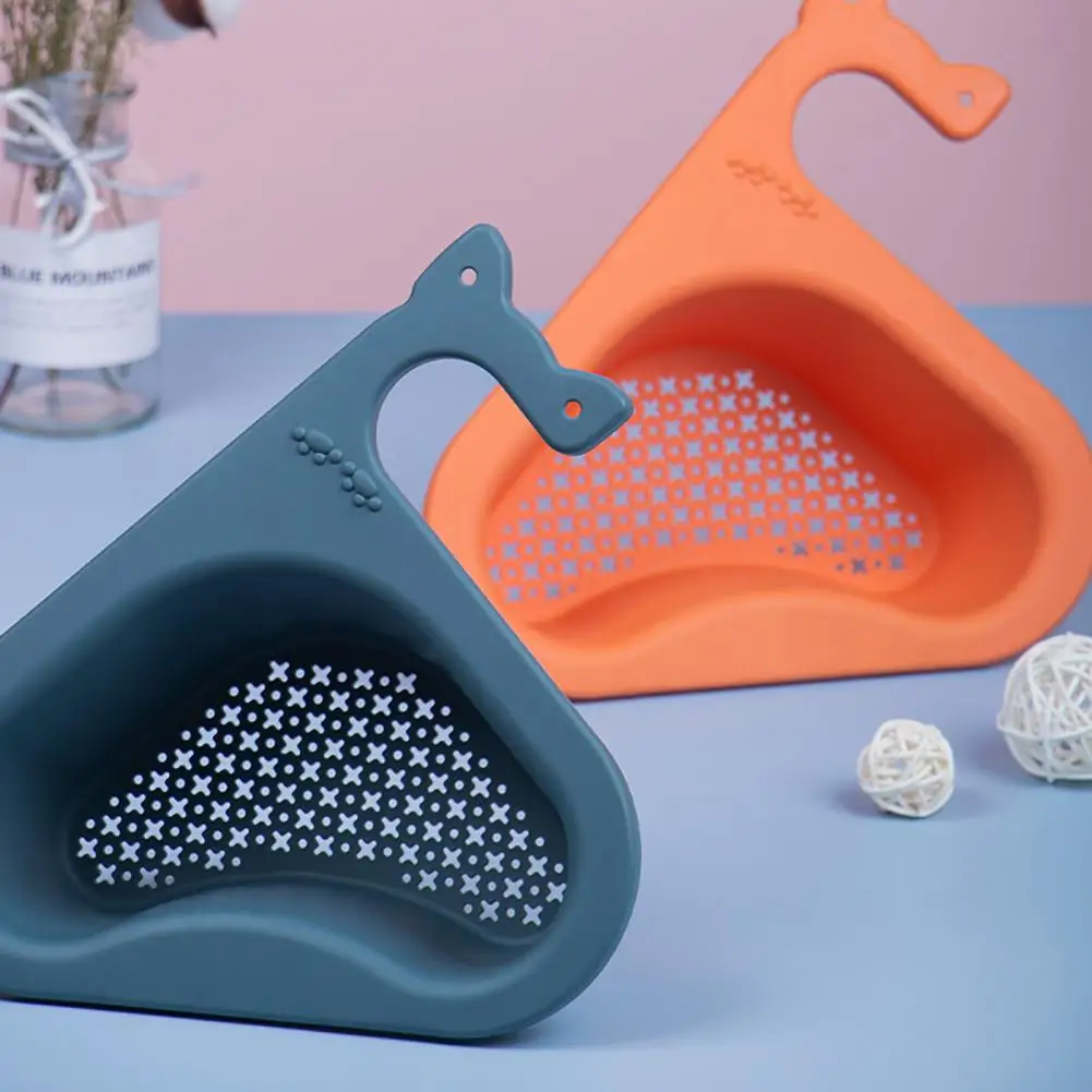 Removable Sink Caddy Multifunctional Kitchen Sink Drain Basket with Stable Non-slip Design Easy Installation for Efficient