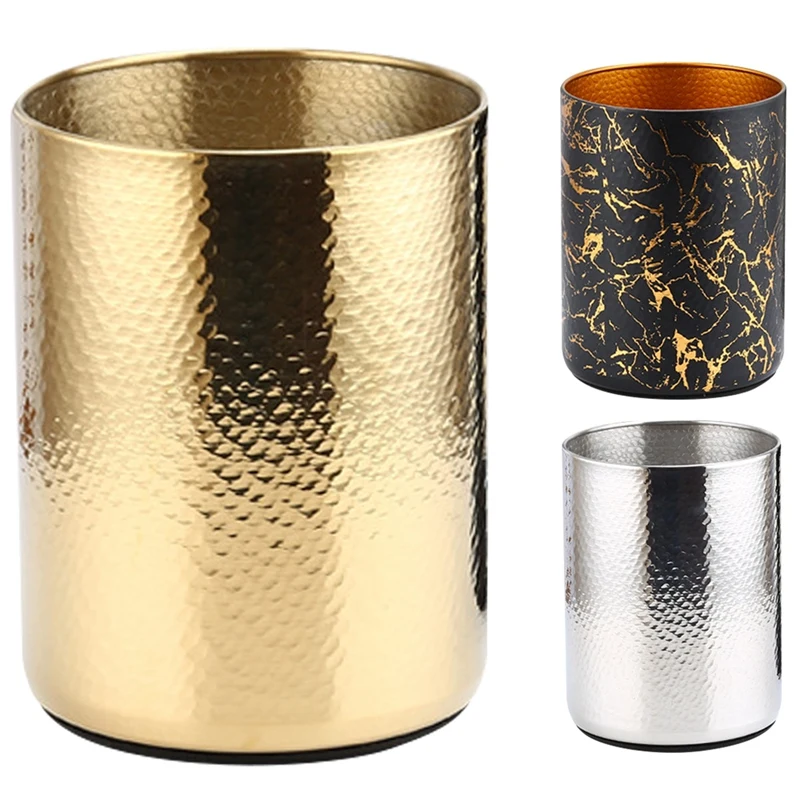 

Stainless Steel Champagne Bucket Home Hammered Ice Wine Bucket KTV Wine Cooler Ice Square Bucket Beer Bucket