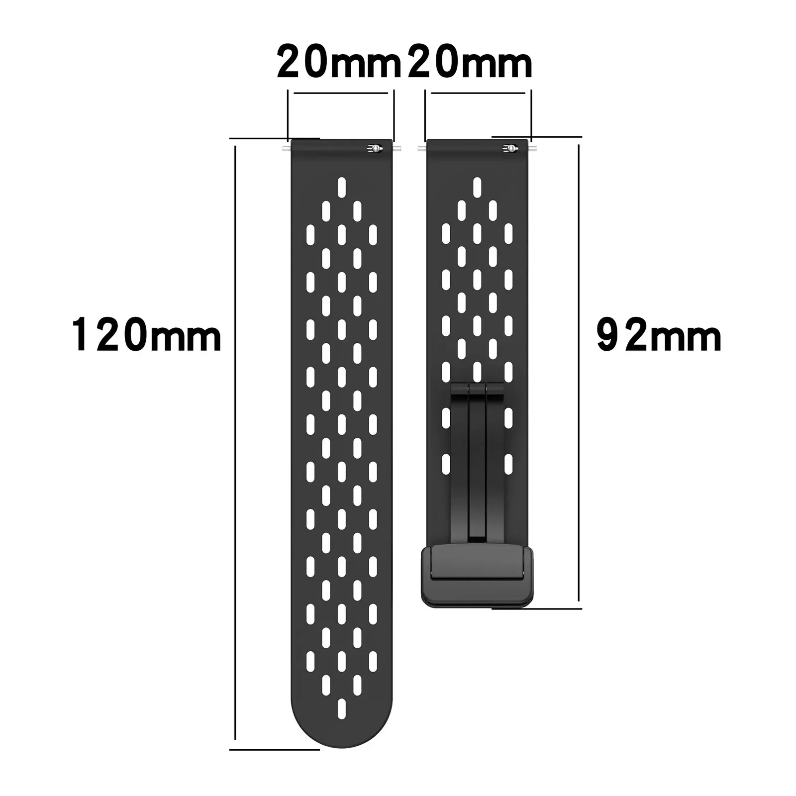 Silicone Watch Band For Garmin Venu 2 Plus Sq Vivoactive 3 4 5/Forerunner 255 645 158/55/245 music Magnetic Buckle Strap