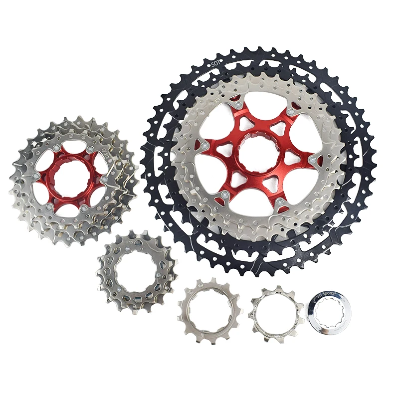 VG Sports 8 9 10 11 12 Speed MTB Bicycle Freewheel Separate Ultralight Aluminum 8V 9V 10V 11V 12V Cassette Bike Bracket Sprocket