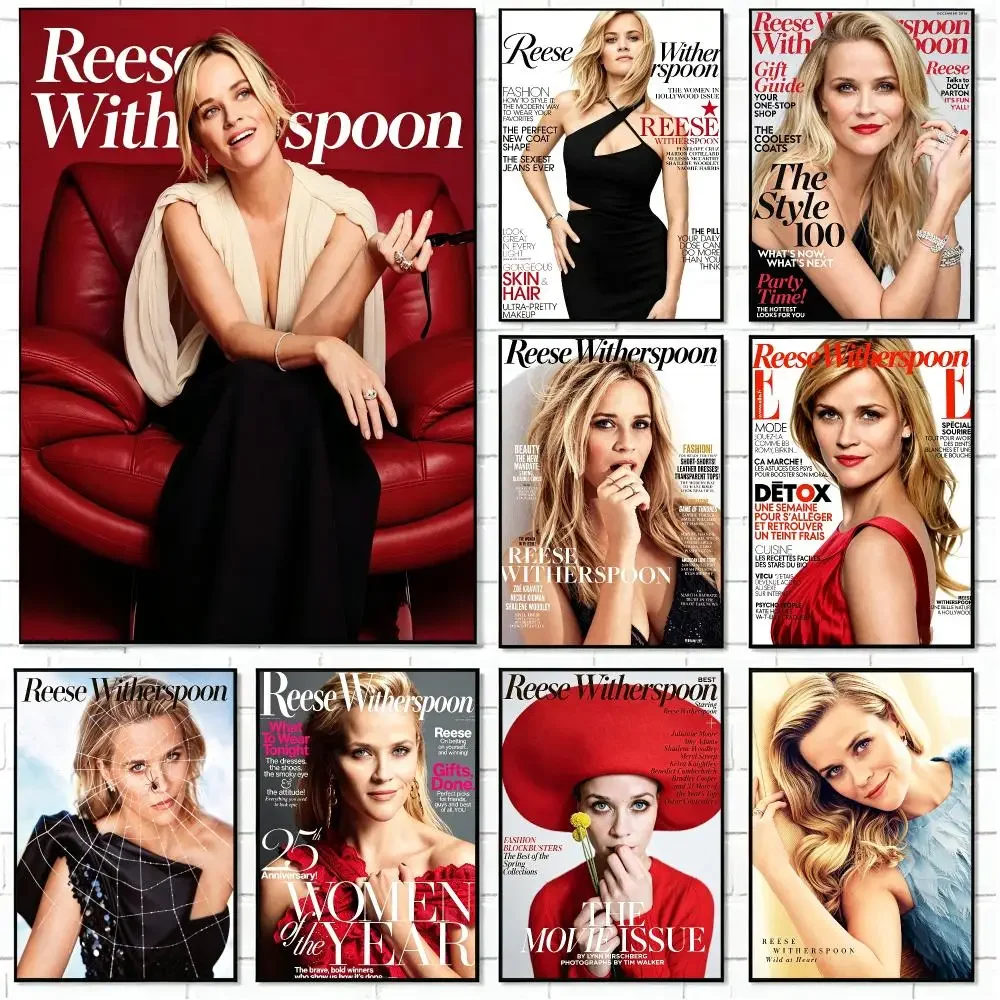 person Reese Witherspoon Poster Poster HDPrint Unframed HeartwarmingStyle Wall Art Home For Living Room Bedroom Background Decor