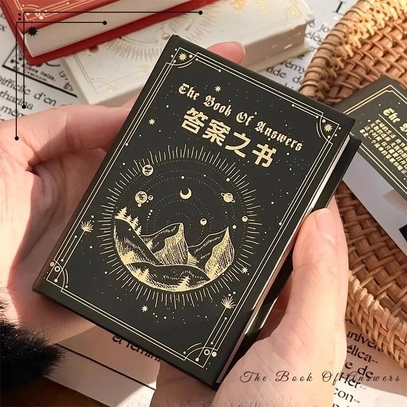 

Волшебная книга ответов, мини-версия, двуязычная портативная карманная книга, подарок на день рождения, креативный портативный маленький блокнот