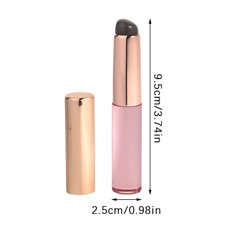 Pinceau de maquillage en silicone pour Baume Jules, Pinceau anti-cernes, Pinceau portable multifonction, Outil de beauté pour l'art des ongles, Rouge à lèvres