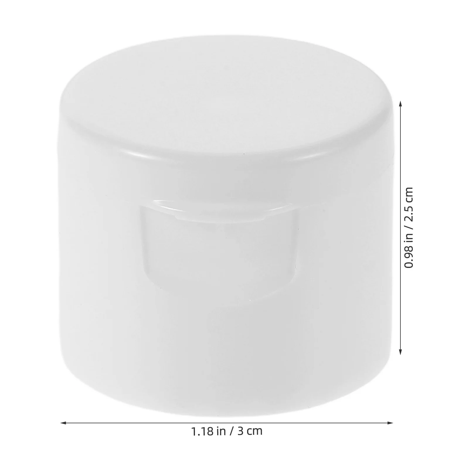 50 قطعة من أغطية الزجاجات للاستغناء، تصميم سهل الاستغناء لمنتجات العناية بالبشرة، أغطية بديلة لزجاجة الضغط القابلة لإعادة الملء #2