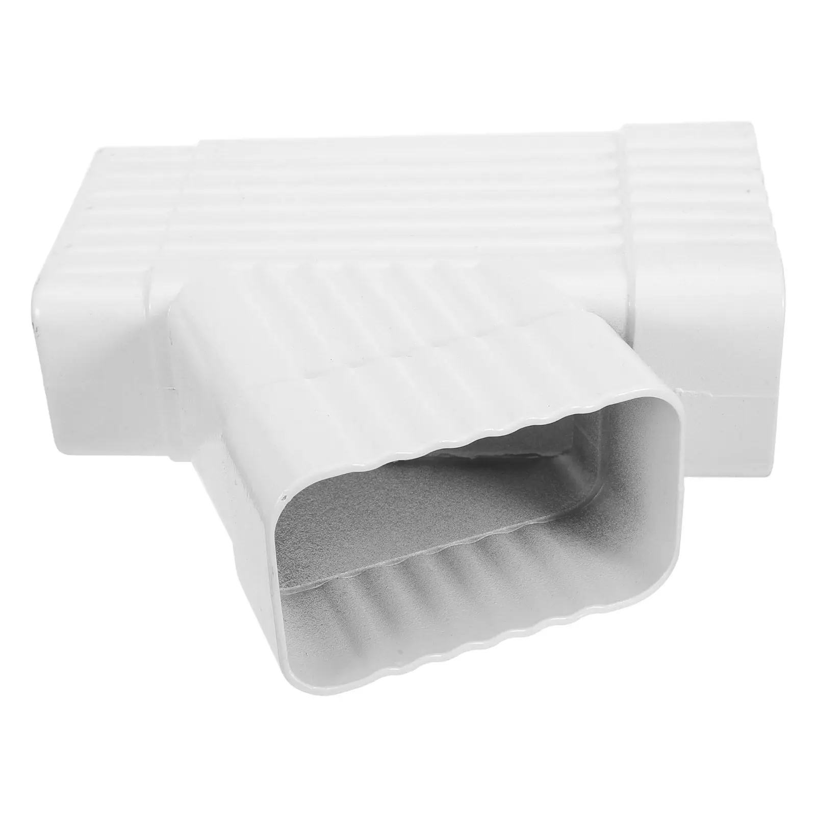 Downspout Gutter Y Connector Rainwater Drainage Y Fitting 1.97x3.15 Exterior Home Roof Runoff Residential Downspout Extension