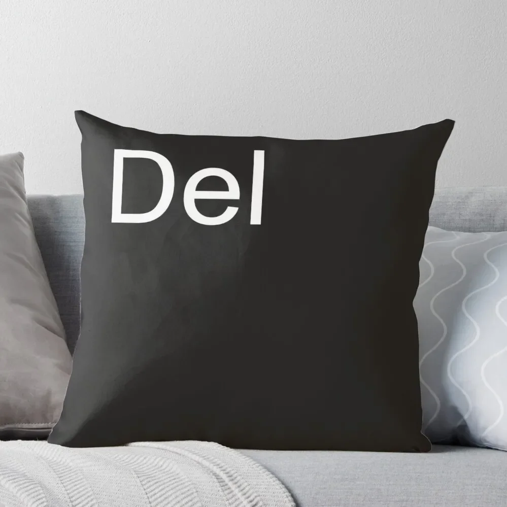 

Del Pillow in Black Throw Pillow Pillowcases Cushion Covers Sofa Christmas Pillows Decorative Sofa Cushion