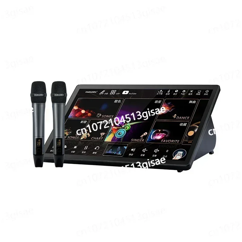 2024  Latest 15.6 5in1 4T Professional Portable Karaoke Player Durable Using Karaoke Machine Home Theater KTV System