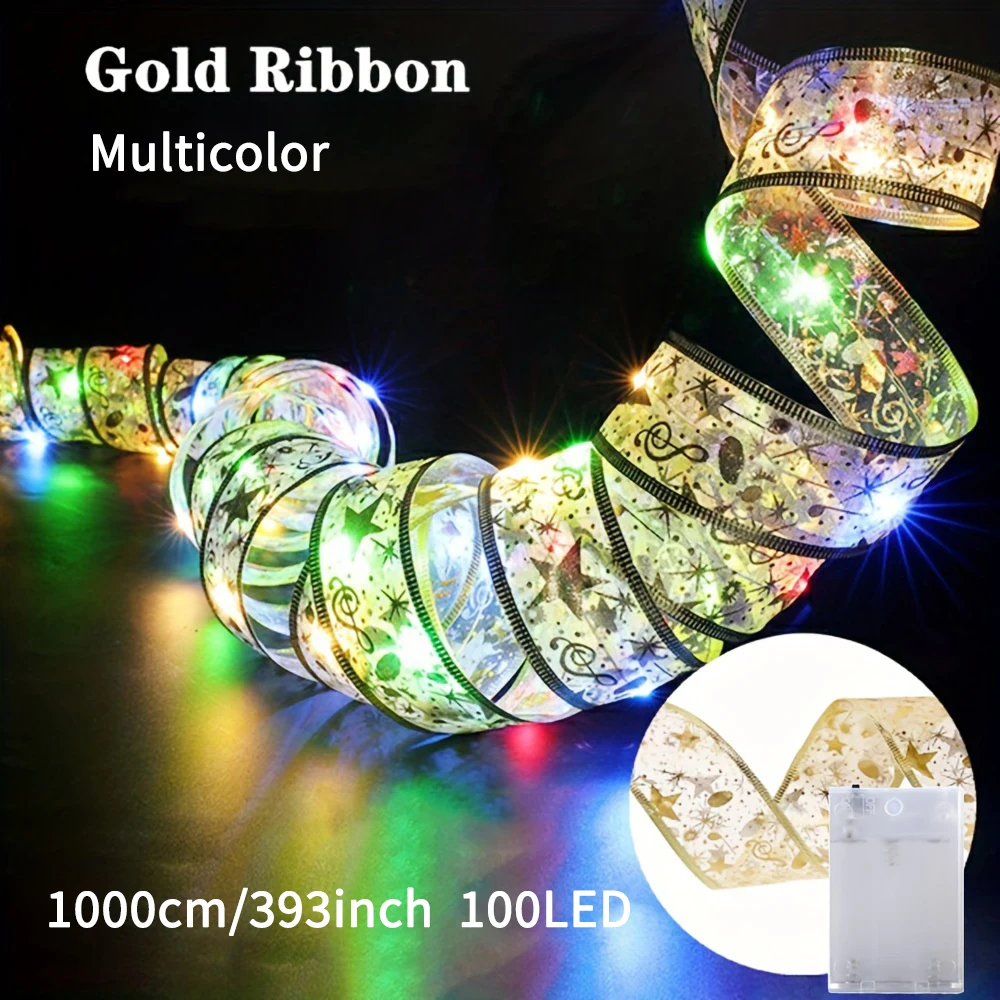 Kerstboom Decoratie Lint String Light Mesh Tule Roll Stof Hanger Vrolijk Kerstfeest Decor Thuis Kerstcadeaus DIY Nieuwjaar