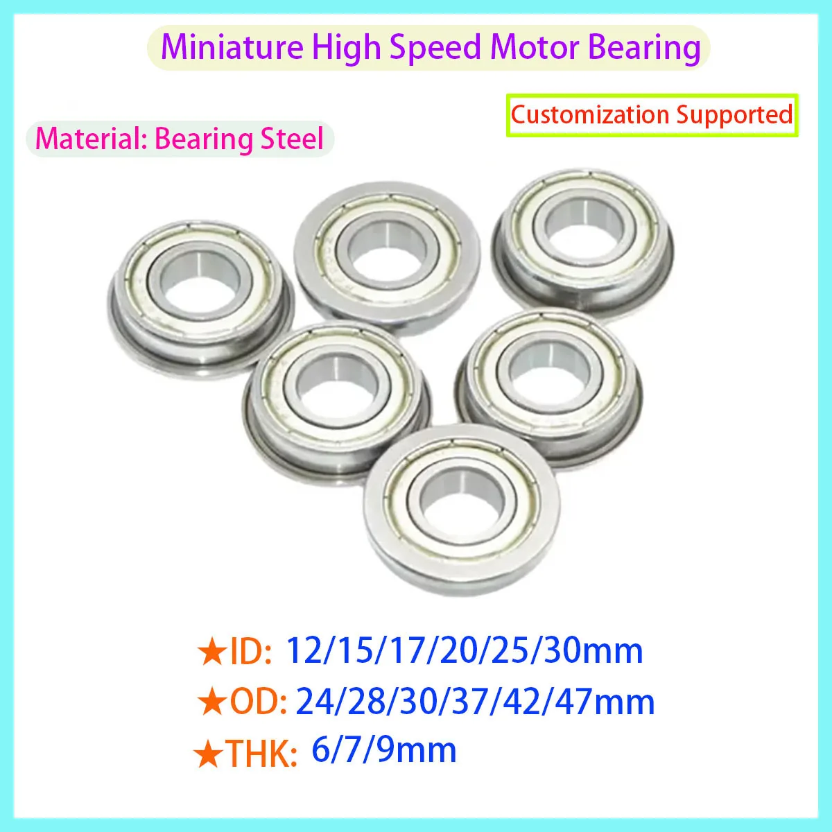 Micro Bearings, Deep Groove Ball Bearings, New Brands 692zz, 693zz, 694zz, 695zz, 696zz, 697zz, 698zz, 699zz