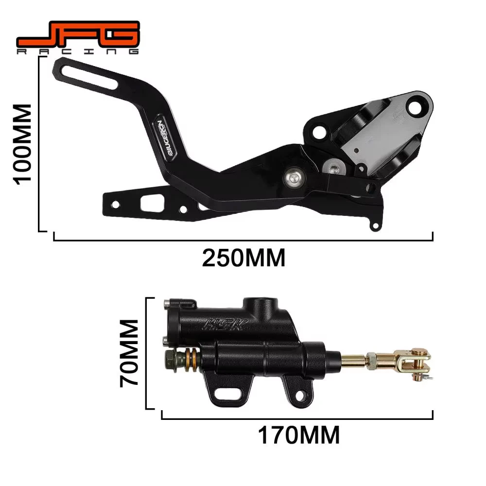 Brake Set Kit Electric Dirt Bike For Ultrabee Surron Motocross Brake Lever Hose Reservoir Off-Road Brake Lever Parts Motorcycles