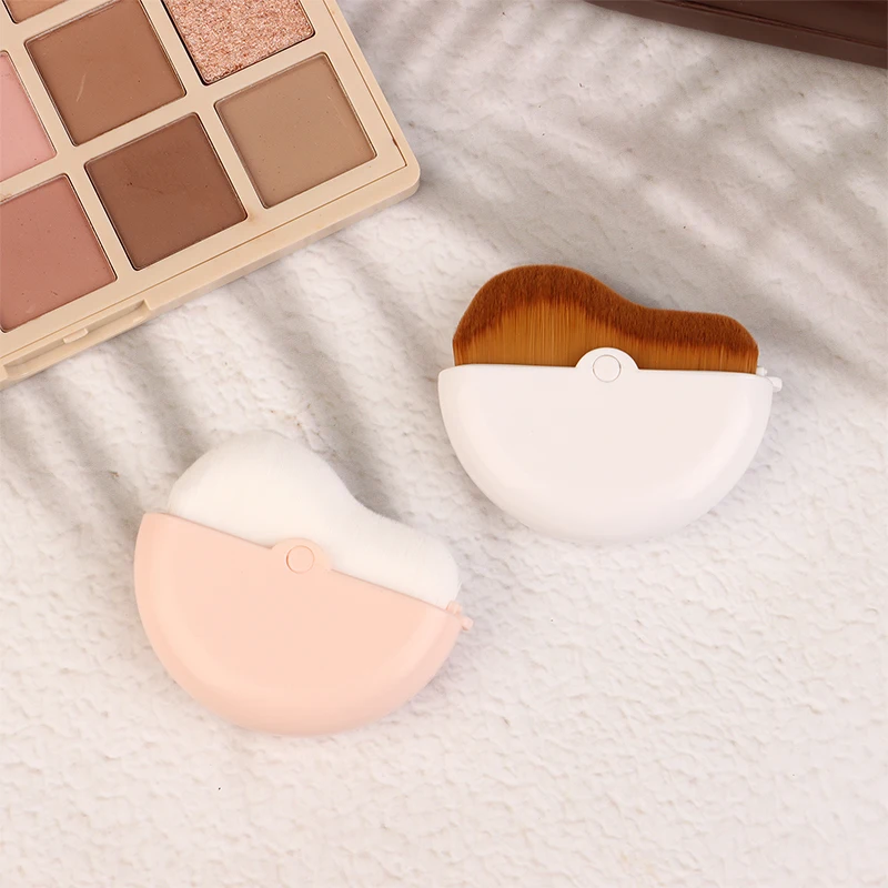 1PC メイクブラシポケットファンデーションブラシプラスチッククリエイティブウェーブフィット完璧に化粧ブラシ自宅メイクツールギフト