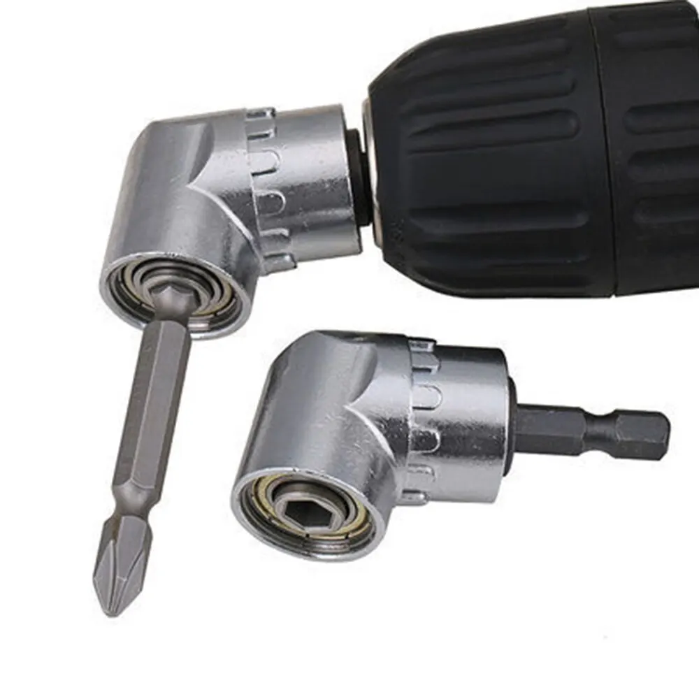 105 Degree Turning Screwdriver Joint Electric Drill Corner Attachment Hex Magnetic Socket Screwdriver Extension for Power Tool