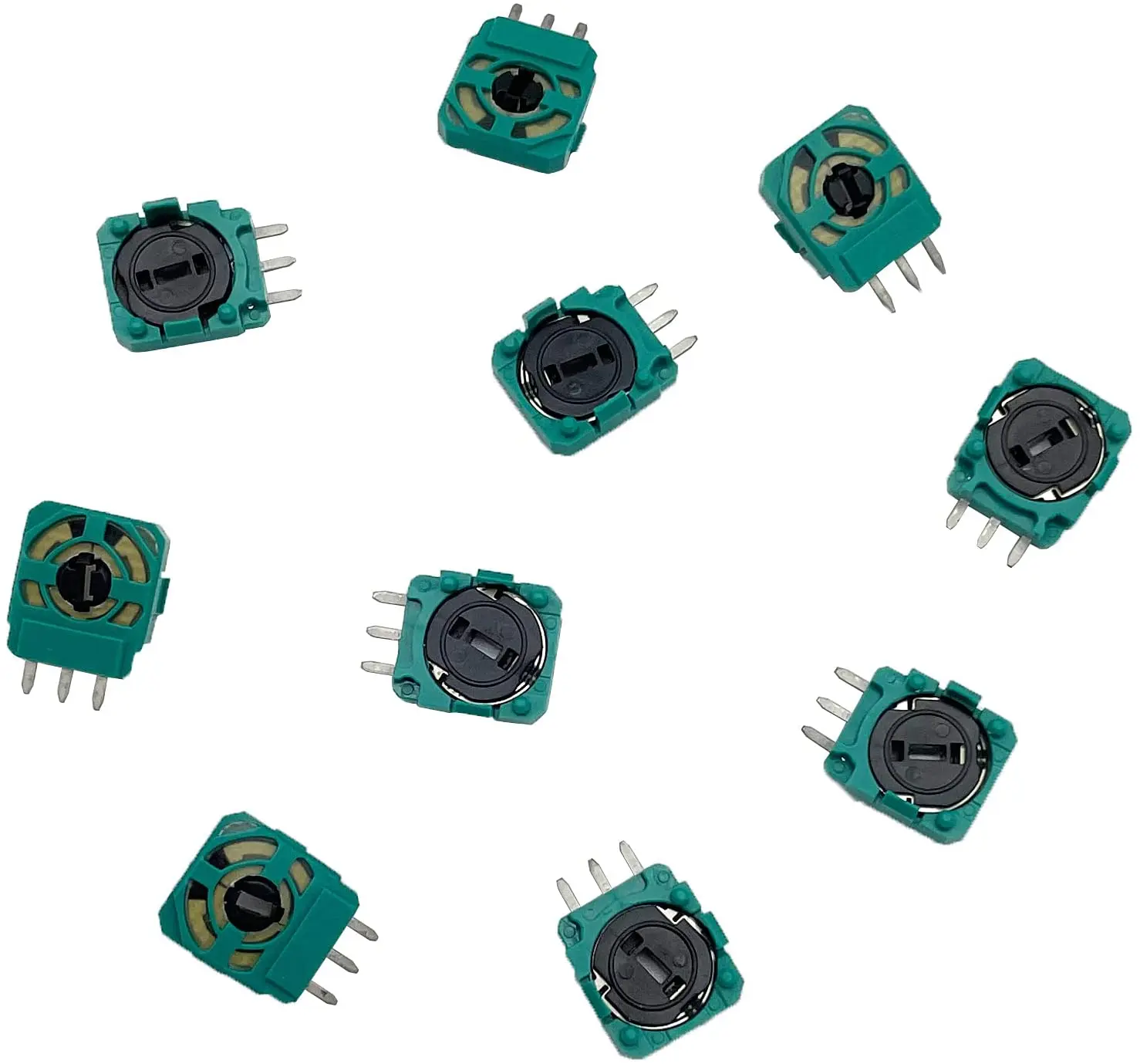 15pcs Original Replacement Trimmer Potentiometer Sensor for Xbox One PS4 Switch Pro Thumb Stick Analog Joystick Gasket Repair